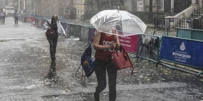İstanbul için kuvvetli yağış uyarısı