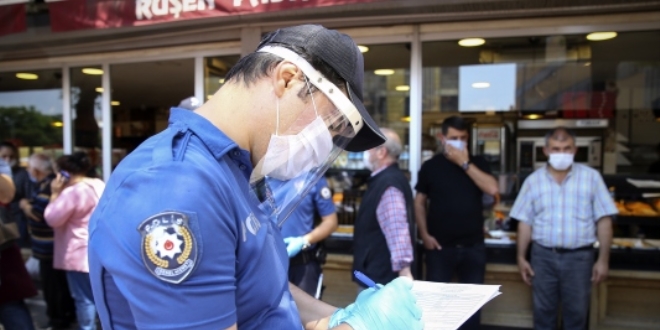 Maske takmayan 7 bin kişiye ceza