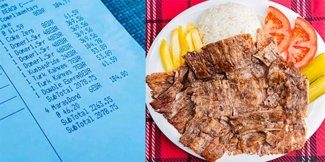 Turizmciler Derneği Başkanı: Bir porsiyon dönerin 370 lira olması normal