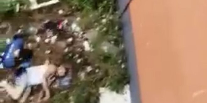 Polisten ka�arken 3. kattan atlay�p belini k�rd�