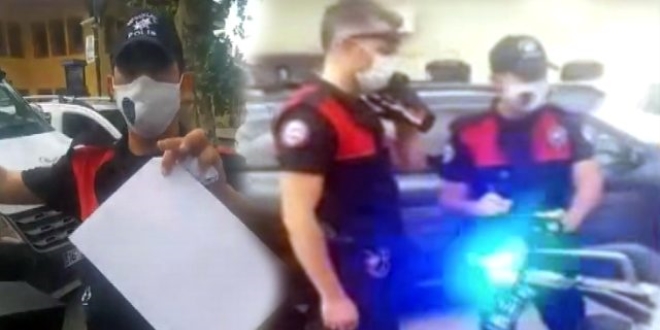 Polis ile vatandaş arasında maske tartışması