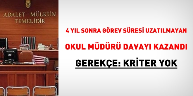 Yargı; Proje okulları yönetici seçiminde atama kriterleri belirlenmelidir