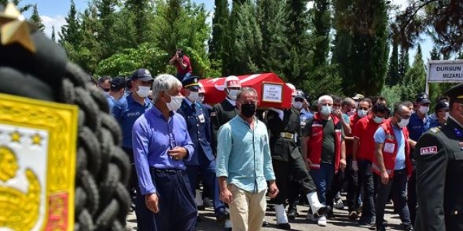 Şehit Teğmen Yunus Gül son yolculuğuna uğurlandı
