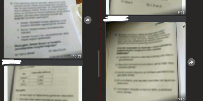 YKS'de soru kitapçığının fotoğrafını paylaşan kişi gözaltına alındı