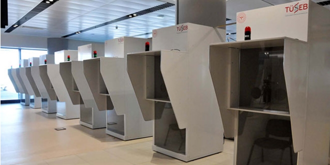 �stanbul Havaliman�'nda Koronavir�s Test Merkezi kuruldu