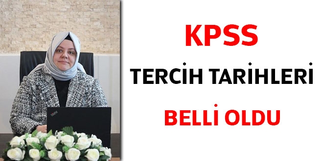 Bakan Selçuk açıkladı: KPSS tercih tarihleri belli oldu