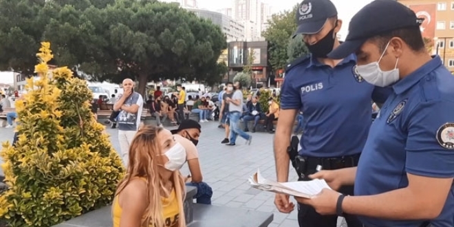 Ceza yiyen kadını savundu, o da 900 TL ceza yedi