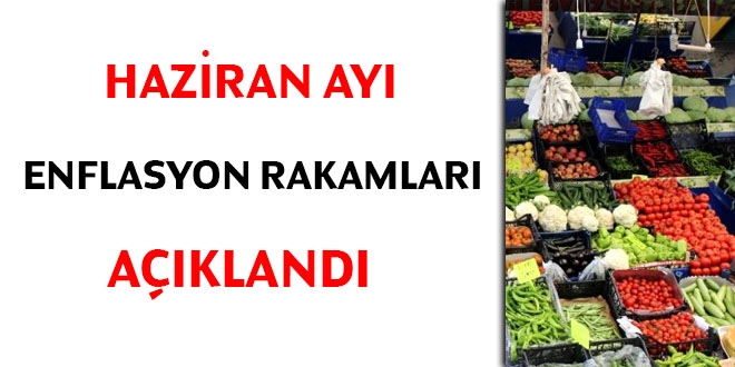 Haziran ay enflasyonu akland