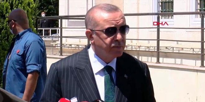 Erdoğan'dan patlamaya ilişkin ilk açıklama