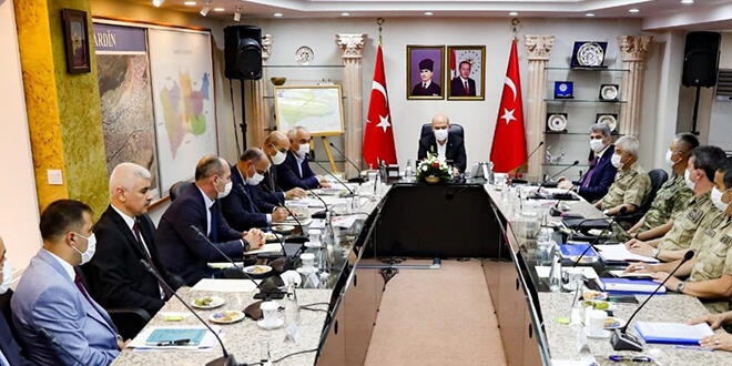 Bakan Soylu başkanlığında güvenlik toplantısı sona erdi
