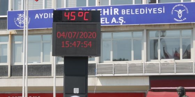 Aydın'da sıcak hava etkili olmaya devam ediyor