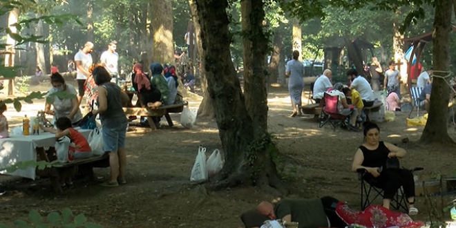 İstanbullular piknik alanlarına ve plajlara akın etti