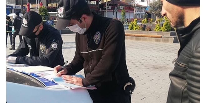 En çok ceza yazılan ilde 2 bin 70 kişiye Kovid-19 tedbirlerine uymama cezası