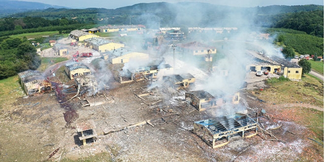 Sakarya'daki patlamada saldırı ve sabotaj izine rastlanmadı