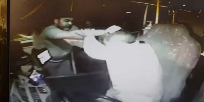 Maske yüzünden otobüs şoförünü darp etti