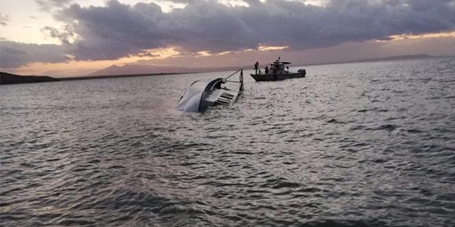 Van'da kaybolan teknenin yeri tespit edildi