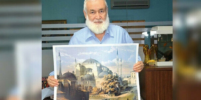 Ayasofya sürecini emekli matematik öğretmeni başlattı