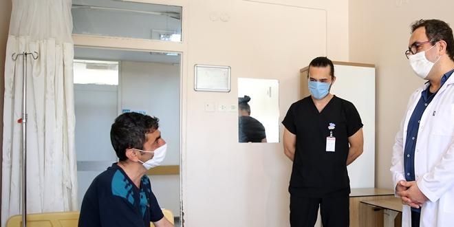 Lokal anestezi ile akciğer ameliyatı yapıldı