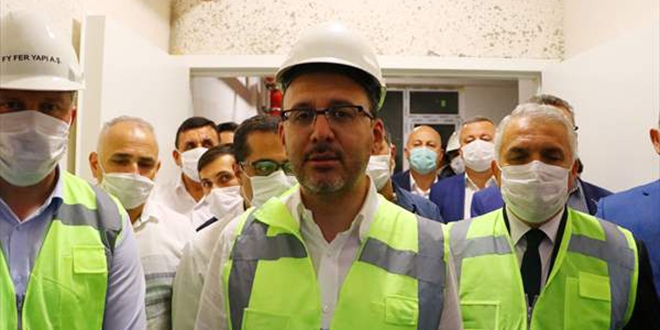 Bakan Kasapoğlu: Otellerle rekabet edebilecek yurtlar yaptık
