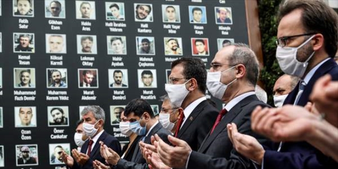 �BB'de 15 Temmuz �ehitleri an�ld�