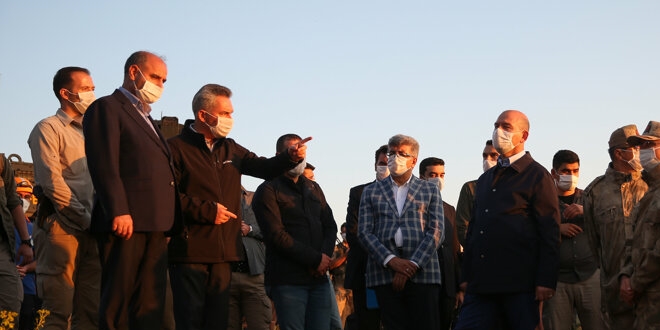 Kaza bölgesinden ilk fotoğraflar