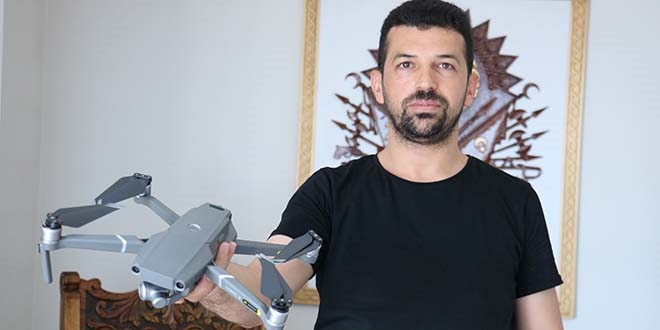 Oyuncak drone havalandırdı, 8 bin lira ceza yedi