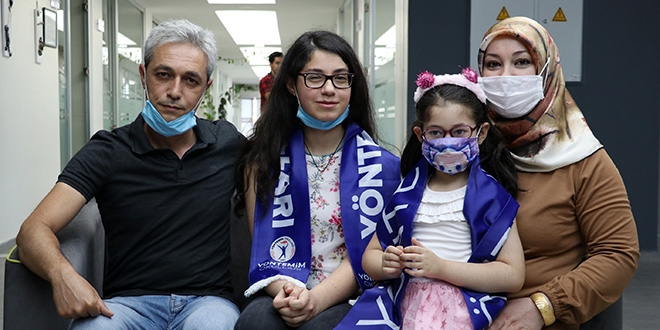 Doğum gününde LGS'de birinci olduğunu öğrendi