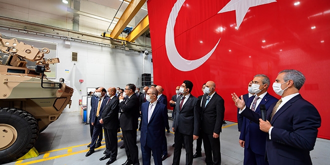 Pars 6x6 mayına karşı korumalı aracın ilk montajı yapıldı