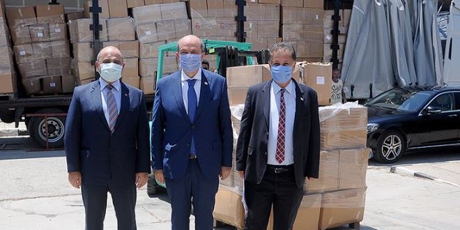 T�rkiye'den KKTC'ye t�bbi malzeme deste�i