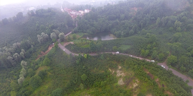 80 y�ld�r heyelan ya�ananan b�lgeye ne�ter vuruldu