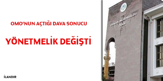 OMO'nun açtığı dava sonucu yönetmelik değişti