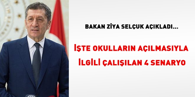 Bakan Seluk aklad... te okullarn almas ile ilgili allan 4 senaryo