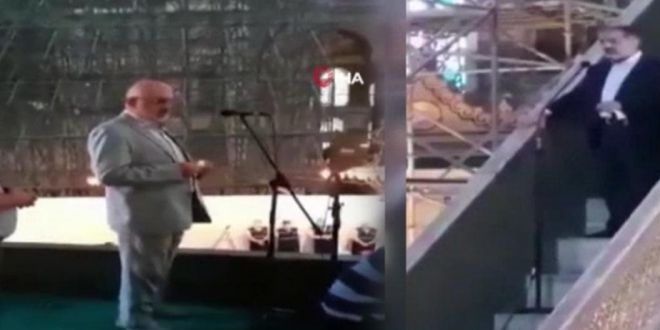 Ayasofya Camii'nde akustik ses denemesi yapıldı