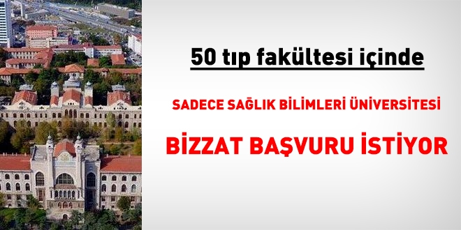 Sadece Salk Bilimleri niversitesi bizzat bavuru istiyor