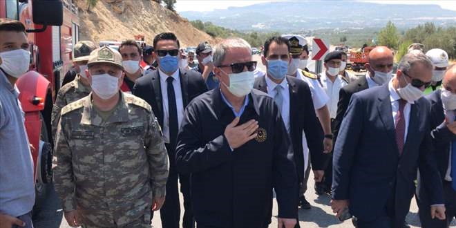 Bakan Akar kaza mahalini inceledi