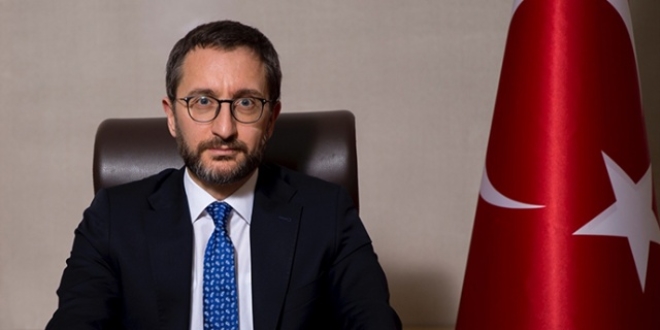 İletişim Başkanı Altun'dan Yunanistan'a Yunanca mesaj