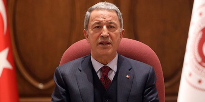 Milli Savunma Bakanı Akar'dan 'Doğu Akdeniz' mesajı