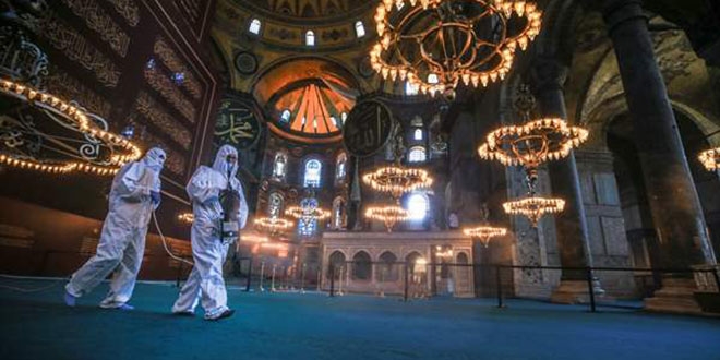 Ayasofya-i Kebir Cami-i Şerifi 86 yıl sonra ilk bayramına hazırlanıyor