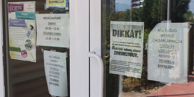Hemşirede koronavirüs çıkınca ASM karantinaya alındı