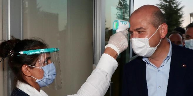 İçişleri Bakanı Soylu 'düğün salonu' denetimine katıldı