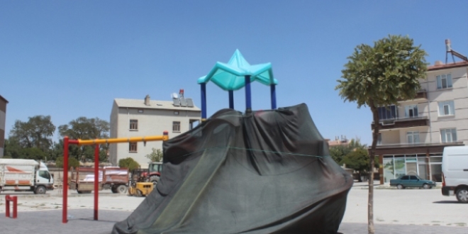Konya'da oyun parkları çadırla kapatıldı