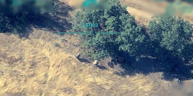 İHA'ların görüntüleri teröristlerin hain planını deşifre etti