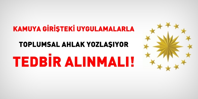 Kamu hizmetine girişte adalet ve ahlak sorunu!