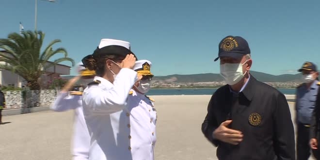 Akar ve TSK komuta kademesi Donanma Komutanl���nda