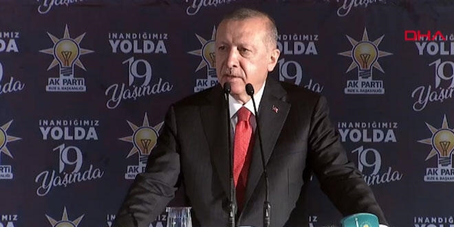 Erdoğan: Kıta sahanlığımızda haydutluğa asla izin vermeyiz