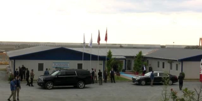 Erdoğan Rize-Artvin Havalimanı'nda incelemelerde bulundu