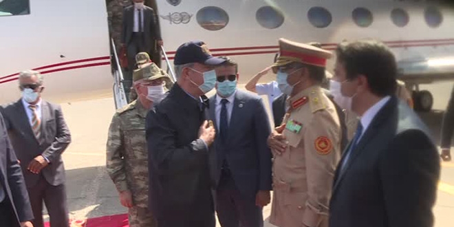 Bakan Akar ve Genelkurmay Başkanı Orgeneral Güler Libya'da