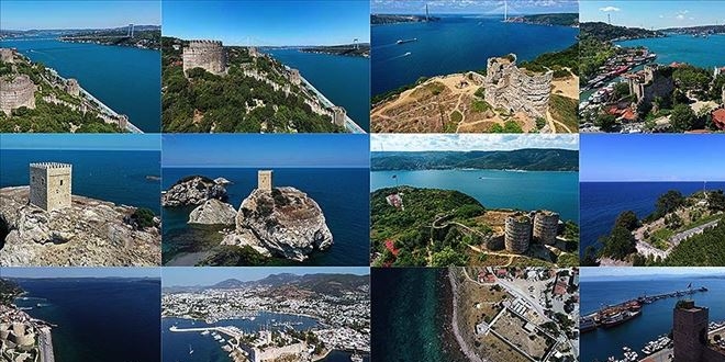 T�rkiye'nin as�rlara meydan okuyan 'denize naz�r' kaleleri