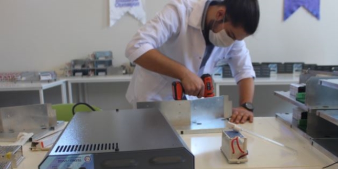 Meslek lisesinin ürettiği cihaza bir anda talep yağdı