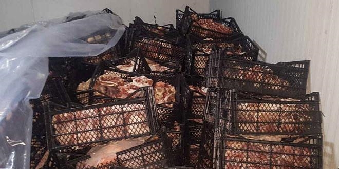 Adana'da 38 ton bozuk et ele geçirildi
